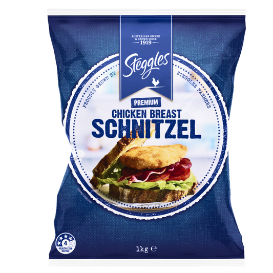 Steggles Premium Breast Schnitzel (Pkt)