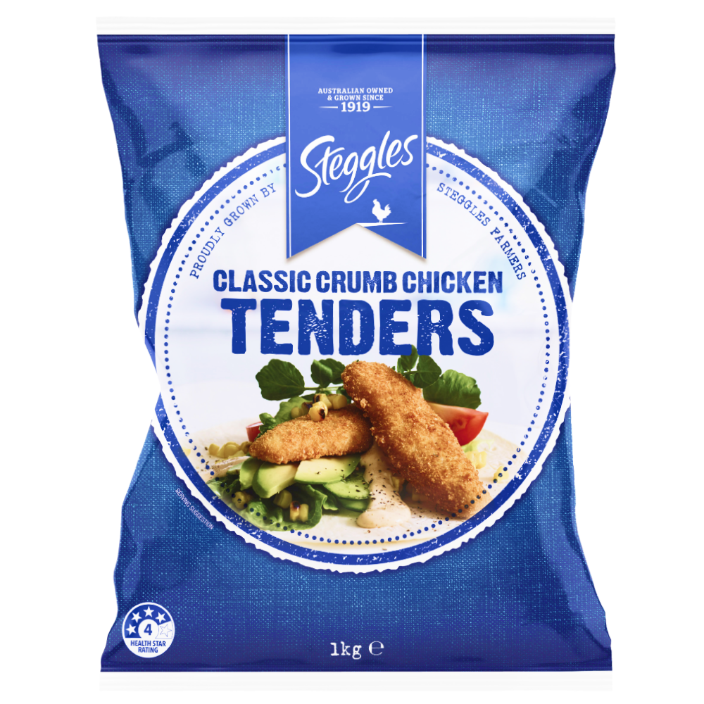 Steggles Classic Crumb Tenders (Pkt)