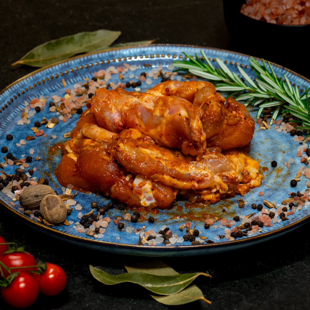 Marinated Smokey BBQ Chicken Ribs (1kg)