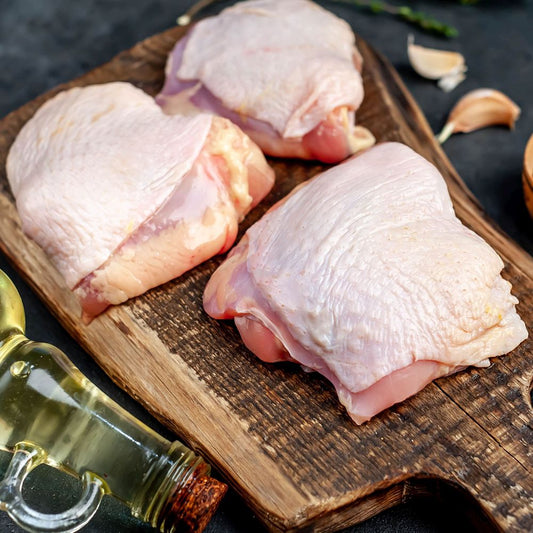Chicken Thigh Fillet (Skin On) (1kg)