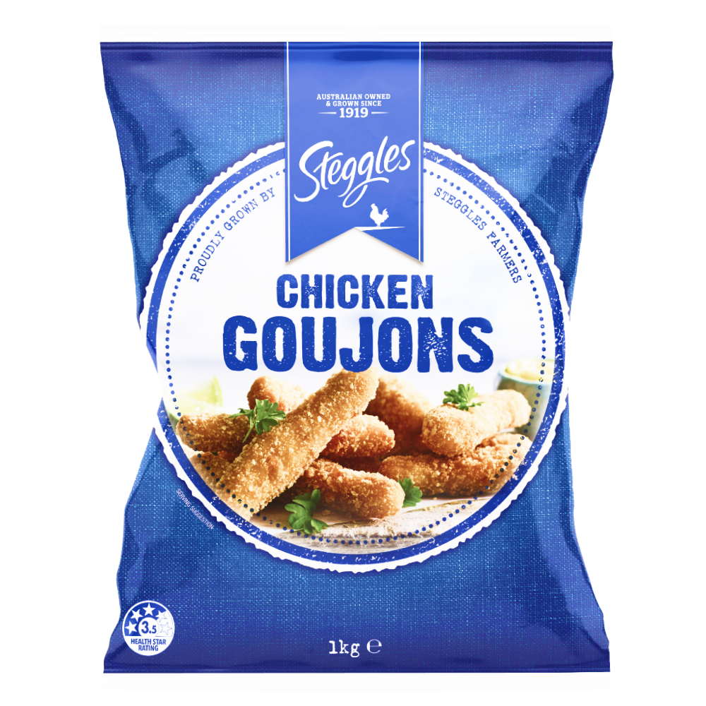 Steggles Chicken Goujons (Pkt) – Joes Fresh Poultry